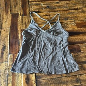 Hurley Taupe Strappy Tank Top